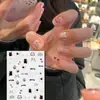 En stock Al por mayor Pegatinas para Uñas Artísticas Dulce Genial Gatito Dibujos Animados Gato Rojo de Internet Cachorro Infantil Diy Uñas Lindas de Graffiti