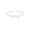 Anillo abierto de plata de ley S925 para mujer, estilo coreano INS, diseño de lujo, ligero y combinable, 1278