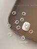 Nuevos Accesorios para Uñas de Corona Navideña de Perlas de Aleación, Anillo Hueco de Pentagrama, Piezas Decorativas de Pedrería para Uñas, Venta al por Mayor