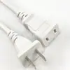 Cable de extensión de cabeza macho y hembra de tres clavijas de estándar nacional de dos hilos enchufe macho y hembra de estándar nacional cable de alimentación enchufable de estándar nacional cable de alimentación doméstico
