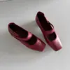 Novos sapatos femininos 2026 outono estilo francês gentis e elegantes sapatos Mary Jane com nariz de porco para aumentar a altura para mulheres