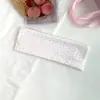 Faixa de Cabeça Larga Rosa Listrada Floral Estilo Coreano Ins Girly, Alto Valor Estético, Macia, Elástica, Antiderrapante