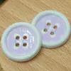 Em estoque cor creme acessórios de botão redondo DIY roupas capa de celular acessórios Crocs fivela botões de roupa estilo ins