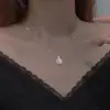 Colar Leve e Elegante de Luxo para Mulheres, Prata S925, Design de Nicho, Corrente Exquisita para Clavícula, Versátil para Uso Diário, Joia que Não Desbota