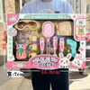 Juguete de juego infantil simulación de comida cocina caja registradora accesorios traje niñas instituciones de formación caja de regalo al por mayor