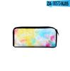 2021 Primavera Bolsa Fofa Tie-Dye Estilosa Simples Estudantes Masculinos e Femininos Estampada 3D Tecido Oxford Estojo Bolsa de Papelaria