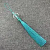 12B-7 Borla de Cuentas de Medusa Flecos Largos Traje Antiguo Hanfu Qipao Falda Mamian Nubes Traseras Accesorios Banbu