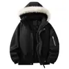 Parka con capucha de forro polar retro para invierno 2026: Casual, de corte holgado, moderno, versátil y a la moda