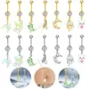 Gabe Moda Transfronteriza Europea y Americana Chica Estilo Moderno Diseño de Animal Luna Piercing para Ombligo Joyería