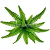 Pared de Plantas Verdes Hojas Persas de 24 Cabezas, Planta de Helecho, Pared de Plantas Artificiales de Alta Calidad, Venta al por Mayor desde el Fabricante, Helechos para Colgar en la Pared para Uso en Interiores