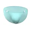Ropa interior sexy para hombre Tzy012S, ropa interior translúcida de seda de hielo, hebilla, talla grande, calzoncillos de cintura baja