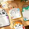 Prancheta de Desenho Apagável de Desenho Animado Infantil Educação Infantil para Jardim de Infância Prancheta de Escrita e Rabisco Dupla Face Quadro de Mensagens Apagável para Estudantes