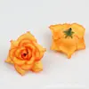 Flores Artificiais Pequenas de Rosa com Borda Enrolada Quentes para Venda na Primavera e Verão para Flores de Penteado DIY, Decoração de Casa, Arranjos de Flores, Centros de Mesa, Flores de Seda