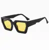 Óculos de Sol da Moda Transfronteiriços para Homens e Mulheres, Estilo Popular, Armação Grossa, Hastes Largas, Óculos de Sol Personalizados, Óculos de Sol Modernos, Lentes Planas