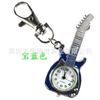 Reloj de bolsillo pequeño personalizado al por mayor, guitarra, para hombre y mujer, retro, regalo creativo, reloj para mujer, cuarzo, no mecánico, para mujer