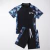 Traje de baño para niños y estudiantes divididos, traje de baño de manga corta para niños grandes, traje de baño de secado rápido, traje de baño conservador para surf
