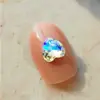 Joias para Nail Art Coração Cristal de Vidro Diamante Adesivos para Unhas Decoração de Roupas com Diamantes Sapatos e Chapéus Acessórios Feitos à Mão Diamante Coração de Pêssego com Fundo Pontiagudo