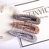 Presilha de Cabelo Bb Clip Gota d'Água Super Brilhante com Strass Tcheco Estilo Coreano Grande para Franja Presilha de Cabelo para Mulheres Acessório de Cabelo Exquisito Novo Modelo 2024