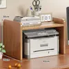 Estante de almacenamiento para impresora, organizador de escritorio, estante de almacenamiento de archivos para escritorio del hogar, pequeño gabinete de escritorio para copiadora