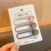 Lindo Pasador de Pelo de Lunares y Estrellas para Mujer, Pasador de Gama Alta y Exquisito, Pinza para Flequillo Estilo Coreano Color Café, Accesorio para el Cabello Versátil de Pinza de Pato