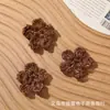 Accesorios para el cabello, broches, zapatos, calcetines, sombreros, adornos florales para ropa de otoño e invierno, flor de ganchillo hueca hecha a mano vintage, DIY