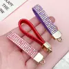Amazon Llavero DIY Colgante para Bolso Pedrería Terciopelo Cadena para Teléfono Accesorio Hecho a Mano Correa Corta Cordón 62X13Mm