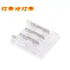 Tira de Luces de Flujo de Agua Sinfónico de 3 Pines 8/10mm Conector de Cristal Transparente Hebilla sin Soldadura Hebilla de Esquina de 90 Grados
