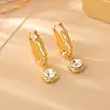 Aretes Irregulares de Circonia con Diseño de Alta Gama, Modernos y Sencillos, Accesorios Versátiles para Orejas, Populares en Redes Sociales, Clips para Orejas de Estilo Minimalista