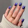 Uñas Cortas Portátiles, Parches de Uñas Postizas Francesas, Uñas Cuadradas Cortas Sencillas de Alta Venta Portátiles, Parches para Uñas Cortas, Parches para Manicura