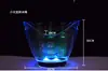 Balde de Hielo Luminoso para Bar KTV Comercial Acrílico Creativo para Champagne Cerveza Vino Tinto Cubitos de Hielo Balde de Hielo Yuanbao