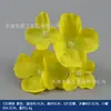 Flor artificial de seda amarilla estilo europeo capullo de rosa retro corsage de boda accesorios para flor de muñeca decoración de caja de regalo de mano