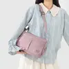 Bolso bandolera casual transfronterizo, bolso de mujer multicapa, nuevo bolso de tela de nailon ligero, bolso de hombro bandolera versátil, moderno y a la moda