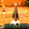 Adornos navideños transfronterizos, muñecos luminosos sin rostro con luces, pequeños colgantes enanos, regalos navideños
