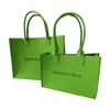 2027 Año de la Oveja Nueva Bolsa de Fieltro Logo Personalizable Bolsa de Tote de Regalo Regalo de Año Nuevo Bolsa de Compras de Fieltro