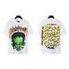 Transfronterizo Hellstar Hellstar Verano Nuevo Marca de Moda Europea y Americana Camiseta de Manga Corta Holgada para Hombre y Mujer Nfc