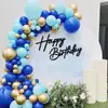 Decoração de Parede de Fundo para Layout de Festa de Aniversário Transfronteiriça Adesivos Letras em Inglês Feliz Aniversário Adesivos de Parede Decorativos