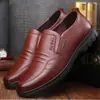 Zapatos de Piel para Hombre, Vestimenta Formal de Negocios, Zapatos de Hombre, Piel Suave de Alta Gama Suela Suave Antideslizante Zapatos Casuales de Piel para Hombre, Zapatos de Piel para Hombre de Papá de Mediana Edad