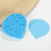 Esponja Colorida em Formato de Gota d'Água Compactada de Polpa de Madeira, Best-Seller Transfronteiriço para Limpeza Facial, Esponja Multiuso, Lado Abrasivo, Pano Esponja