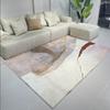 Alfombra de Sala de Estar de Lujo Accesible Escandinavo, Manta para Mesa de Centro de Estudio, Alfombra de Pasillo de Mobiliario Suave de Terciopelo de Cordero Espesado de Alta Gama para Dormitorio