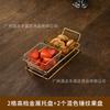 Bar ktv plato de frutas mesa de té acrílica comercial plato para bocadillos frutos secos bocadillos palomitas de maíz compartimento para postres frutos secos