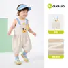 [100% Algodón Puro] Ropa Infantil Dudu Overol para Bebé Mameluco de Verano Conjunto de Verano Pantalones para Niños