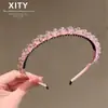 Tiara de Cristal de Alta Qualidade para Mulheres, Pente de Moda Tendência para Influenciadores de Mídias Sociais, Novo Estilo de Acessório de Cabelo para Sair