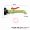 Conector de Barril Tonel IBC Accesorios de Plástico Ensamblaje de Válvula Grifo Conector de Barril de Urea Conector de Plástico 60 Hilo Grueso