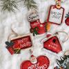 Producto Nuevo Transfronterizo Decoración de Árbol de Navidad Retro Americano Hierro Viejo Bolsa de Regalo Calcetines Decoración Colgante Pequeño