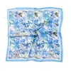 Bufanda Cuadrada Pequeña Nueva Transfronteriza Bufanda de Imitación Seda Pañuelo para la Cabeza Bufanda de Primavera y Verano para Mujer Estilo Coreano Protector de Cuello Estampado Cuello Profesional