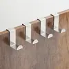 Gancho z traseiro de porta de aço inoxidável gancho plano de porta divisória de gaveta de mesa de escritório gancho traseiro de porta gancho s