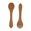 Fábrica Benhaida Garfo Colher de Silicone para Bebê Garfo Colher de Alimentação para Bebê Garfo Colher de Treinamento para Bebê