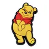 Encantos para Zapatos de Madera de Winnie the Pooh de Dibujos Animados Transfronterizos Clips Decorativos Desmontables de Goma Suave de PVC E-Commerce