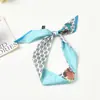 Correas de Bufanda de Seda para Bolsos, Souvenirs, Accesorios de Bufandas de Seda Largas y Pequeñas, Cintas para el Cabello, Estampado de Bolsos, Bufandas y Cintas Decorativas