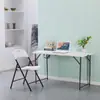 Mesa plegable portátil para exteriores, para puesto de mercado nocturno, sencilla, rectangular, para reuniones, hogar, comedor, mesa y silla de comedor